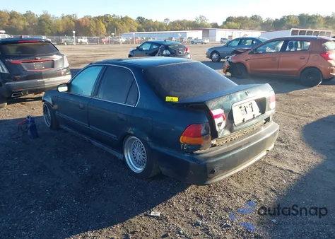 1997 Honda Civic Lx из США, поврежденный, VIN 2HGEJ6675VH586130